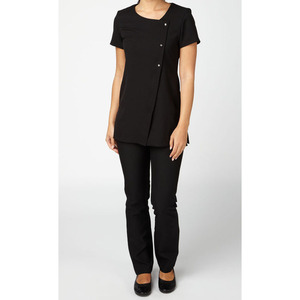 Tenues de travail unisexes personnalisées pour salons de beauté, tunique, chemise, vêtements en coton et élasthanne respirants pour esthéticiennes, cliniques dentaires, hôtels - Product Image 3