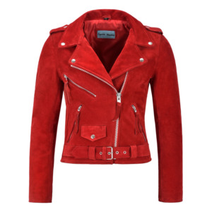 Fashion Biker Jacket Woman Pu Printing Jacket Premium Quality Custom logo With Studs Leather Women Jackets - Product Image 5