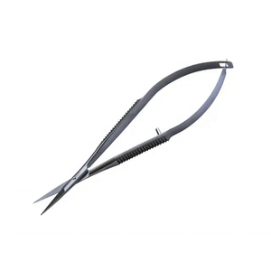 Tijeras de alta calidad con mango de resorte de acero inoxidable, vello facial, fosa nasal, recorte de cejas, uso de dedos, tijeras para cutículas - Product Image 4