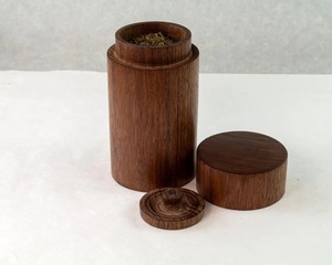 Top Quality Handmade Wooden Canister Storage <b>Jar</b> for Kitchen Food Storage Coffee Tea Sugar Available at Affordable Price - Product Image 5