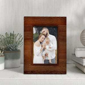 Marco de Fotos Rústico Hecho a Mano de Madera Maciza, Estilo Vintage, Decorativo para Hogar, Oficina, Sala de Estar, Exhibición en Mesa - Product Image 4