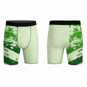 100% Polyester High Quality Sportswear MMA Clothing Compression Shorts OEM ODM Custom Own Design Sublimation Boxing Shorts - Product Image 4