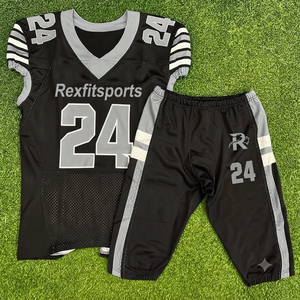 Uniforme de football personnalisé pour les clubs Uniforme de football américain pour les écoles Uniforme de football pour les universités Maillot de football d'équipe - Product Image 5