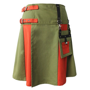 Kilt Escocés Hecho a Mano para Hombre - Kilt Multicolor de Lona y 100% Algodón 2026 - Product Image 3