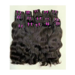 100% paquetes de cabello camboyano humano crudo vendedor al por mayor cutícula cruda alineada cabello vietnamita cutícula alineada Paquete de cabello crudo - Product Image 6
