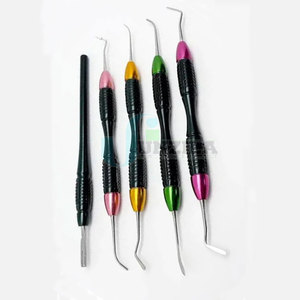 Raspadores Dentales Manuales Duraderos, Diseño Delgado, Puntas Finas, Agarre Ergonómico, Ligeros, Ecológicos, para un Fácil Manejo, Detallados para Uso Dental - Product Image 6