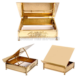 Soporte Ajustable de Latón para Biblia Sagrada |   Porta Libros para Altar de Iglesia – DOUBLE VEE EXPORTS - Product Image 4