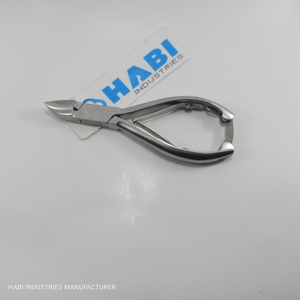 Cortauñas Profesional de Acero al Carbono con Cuchilla Curva de Apertura Ancha y Afilada - Opción de Logotipo Personalizado - Para Uñas Gruesas y Cuidado del Bebé - Product Image 1