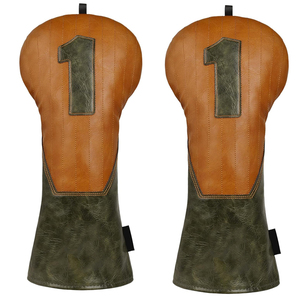 Custom Embroidery Genuine Leather <b>Golf</b> Head Cover For Sale Top Seller <b>Golf</b> Driver Head Club Covers In Low MOQ - Product Image 6