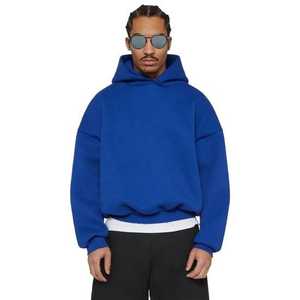 Sudadera Oversize de Algodón Pesado de 430 g/m² con Hombros Caídos, sin Cordones, Personalizable con Logotipo para Fabricantes de Ropa Urbana - Product Image 1