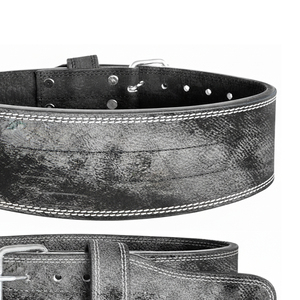 เข็มขัดยกน้ำหนักหนังแท้ PU แบบปรับได้ตามสั่งสำหรับขายส่ง เข็มขัดยกน้ำหนักหนังแท้สำหรับออกกำลังกายแบบกำหนดเอง - Product Image 3