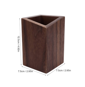Portalápices de madera de acacia al precio más bajo, decoración de escritorio para oficina con acabado para uso en artículos de oficina. - Product Image 1