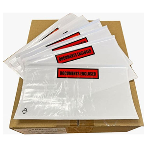 Sobres de Plástico Resistentes y Reciclables para Listas de Empaque (Simples e Impresos) para Empaque de Exportación y Gestión Logística - Product Image 1