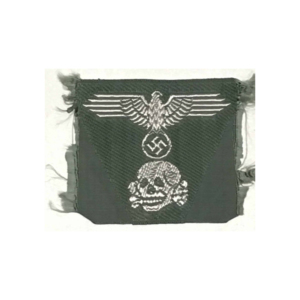 Gorra Bevo Bordada a Mano con Insignia de Águilas y Calaveras, Gorra Bevo Tradicional con Bordado de Águila y Calavera - Product Image 1