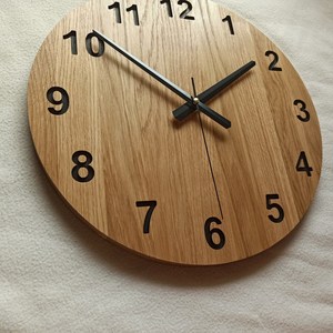 Premium Wooden <b>Clock</b> Handmade Rustic Wooden Timepiece Affordable Home Office Decor Luxury Wooden <b>Clock</b> - Product Image 6