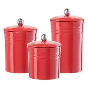 Compre tarros de almacenamiento de café y té de azúcar de metal estándar, bote hecho a mano para la cocina del restaurante del hotel en casa - Product Image 6