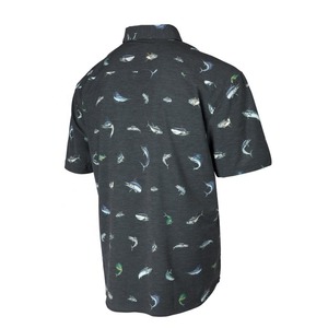 เสื้อตกปลาแขนสั้นผู้ชาย ลายปลาพิมพ์ลาย UPF 50 แห้งเร็ว โพลีเอสเตอร์ สำหรับกิจกรรมกลางแจ้ง - Product Image 3