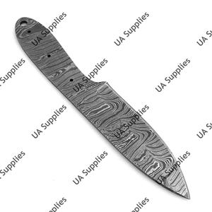 Cuchillo de Acero de Damasco de 67 Capas, Hoja Afilada de Acero Inoxidable con Alto Contenido de Carbono, Sin Mango, para Bricolaje, Cuchillo de Camping, Cuchillo de Cocina OEM - Product Image 4
