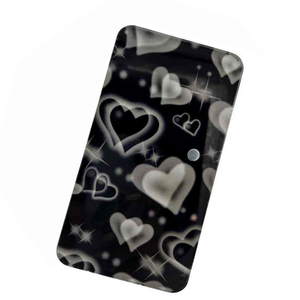 Support magnétique professionnel en acrylique pour cils, motif cœur mignon, écologique, noir, pour extensions de cils, palette organisatrice - Product Image 5