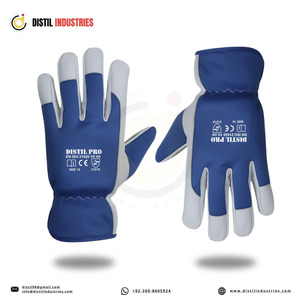 Guantes de Trabajo de Cuero de Buena Calidad a Precio Económico, Guantes Industriales Suaves para Conductor, Guantes de Seguridad de Uso General para Montaje - Product Image 3