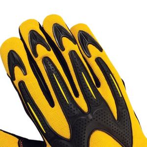 Guantes de seguridad de protección contra impactos en guantes de cuero sintético de Pakistán para campos de petróleo y gas Guantes mecánicos antivibración - Product Image 2