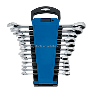 WIGA-72T Ratchet <b>Spanner</b> Chrome Vanadium 12Pc HRC44-48 Wear Resistant Metric DIY Workshop <b>Tool</b> - Product Image 1