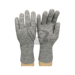 Gants unisexes d'hiver noirs en tricot motif squelette antidérapants pour écran tactile en acrylique doux avec logo imprimé pour le sport et la pêche - Product Image 6