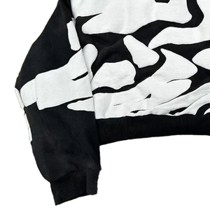 Wholesale Custom Fall 3d logo Puff Print Hoodie No <b>String</b> Custom Womens Puff Print Hoodies OEM Trending Low MOQ - Product Image 4