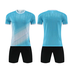 Professional Manufactured 100% Polyester Printed Soccer Uniform for Adult Men Custom Size Gradient Color Four-Way Stretch Custom - Product Image 5