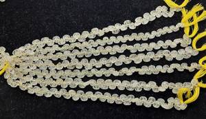 Cuentas de piedras preciosas de aguamarina amarilla natural talladas a mano en forma de corazón de 5-8 mm, cuentas sueltas de aguamarina en forma de corazón para la fabricación de joyería. - Product Image 2