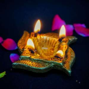 Premium Vintage Brass Diya Deepak Round Design for Pooja <b>Temple</b> Decor Festival Lamp Bulk Supply - Product Image 2