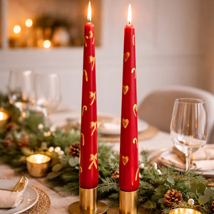 Velas Cónicas de Cera de Soja con Diseño Personalizado - Estilo Clásico Aromatizado para Diwali o Bares, Regalo Ideal para Pedidos al por Mayor - Product Image 1