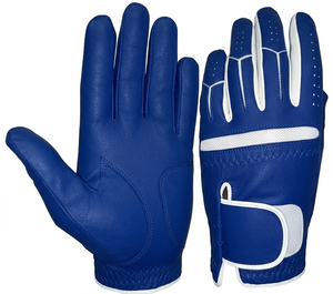 Gants de golf personnalisés de haute qualité en cuir véritable OEM, vente en gros, cuir Cabretta, paume respirante, haute adhérence - Product Image 6