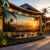 Écran LED mural vidéo anti-poussière P2.5/P3/P4, accès frontal, IP65, 8000 cd, étanche, pour extérieur, panneau de stade, résolution 8K, compatible lumière du soleil