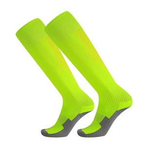 Calcetines de Fútbol Azules hasta la Rodilla con Diseño a Rayas, Transpirables, de Spandex y Poliéster para Adultos, Ropa Deportiva de Verano, Estilo Tejido - Product Image 4