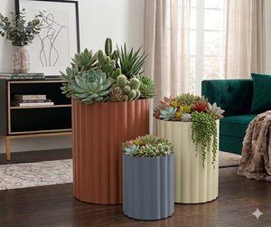 Maceta de Hierro con Recubrimiento en Polvo, Duradera, Multiusos, para Interiores, con Drenaje - Product Image 2