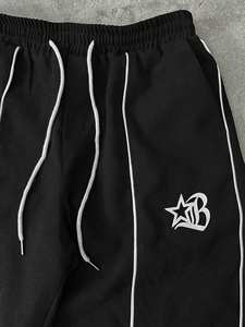 ชุดวอร์มวิ่งพิมพ์ลาย Streetrush สำหรับทุกเพศทุกวัย ไซส์พลัส พร้อมซิปและเชือกผูก ดีไซน์ด้านหน้าเรียบง่าย น้ำหนักเบา ระบายอากาศได้ดี - Product Image 5