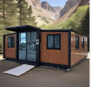 Maison conteneur extensible en acier moderne, design respirant pour utilisation mobile en extérieur, applications supermarché et hôtel, garantie 5 ans - Product Image 2