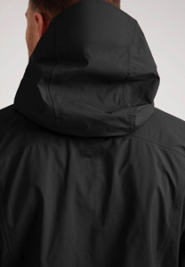 Custom Supplier <b>Black</b> Men Hiking <b>Windbreaker</b> Jacket Lightweight Waterproof Softshell Jacket Outerwear Training Windproof Jacket - Product Image 5