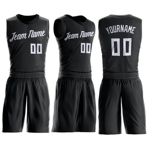 Maillot de basket-ball personnalisé noir et blanc sans manches en mesh, avec nom et numéro d'équipe brodés, pour performance athlétique - Product Image 1