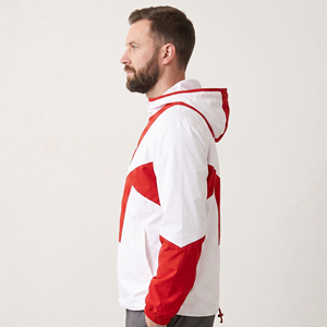 Men’s Hooded <b>Waterproof</b> Windbreaker Jacket Men's Full Sleeve Rain Wear Windbreaker Jacket Men's Camping Windbreaker Jacket - Product Image 3