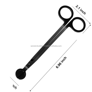 <b>Wick</b> Trimmer Snuffer <b>Candle</b> <b>Wick</b> Cutter Polished Brass Trimmer by Azora Industries - Product Image 3