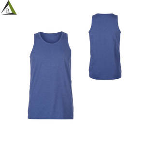Camiseta sin mangas transpirable, holgada, de talla grande, para gimnasio, en material elástico, tipo tank top de spandex. - Product Image 6