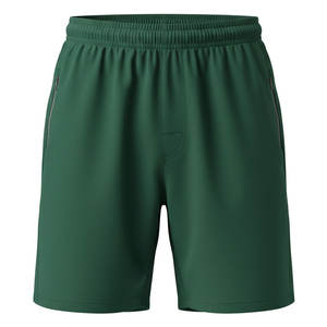 Pantalones Cortos Deportivos de Alto Rendimiento con Tela Suave y Ajuste Relajado, con Cintura Ajustable con Cordón para un Estilo de Vida Activo - Product Image 1