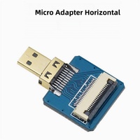 Cable Adaptador de Video Micro Mini FYX, Conector Macho-Hembra, Convertidor, Extensor, Acoplador para Cámara, Laptop, Monitor, HDTV