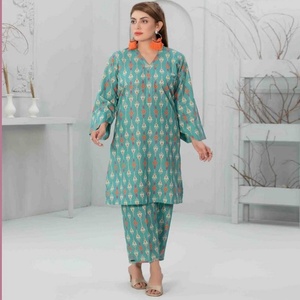 Costumes 2 pièces en coton Khaddar décontractés élégants pour femmes Beautiful Daily Wears Tawakkal Disponible Pakistan India-Collection TAMARA - Product Image 3