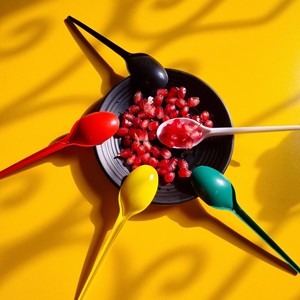 Nouvelle promotion 2026 – Cuillère en plastique jetable personnalisée OEM à bas prix, couleur sur mesure, pour restaurant, pique-nique, bonne qualité - Product Image 5