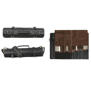 High quality leather <b>tool</b> <b>roll</b> organizer wholesale supplier custom branding OEM portable storage bags export quality for sale - Product Image 1
