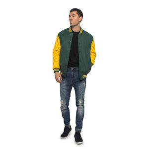 Chaqueta Universitaria para Hombre, con Botones Personalizados, Ecológica, Resistente al Viento, Ligera, Cálida, Forrada de Lana, Cómoda para Uso Diario - Product Image 3