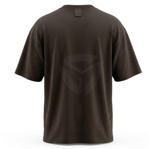 เสื้อยืดทรงหลวมสไตล์โมเดิร์นสำหรับผู้ชาย ดีไซน์ไหล่ตก ทันสมัย เหมาะสำหรับแฟชั่นสตรีทลำลอง - Product Image 2